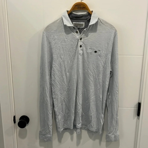 Ted baker long  sleeve collared shirt size 4 = Large - Picture 1 of 8
